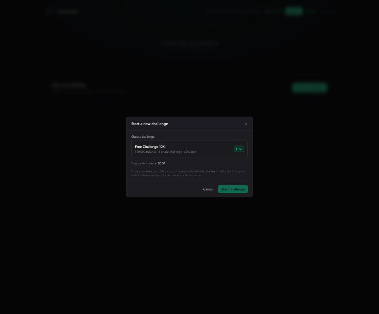 PropTool challenge selection for traders